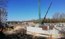 Zdjęcia z budowy - nowe osiedle Białołęka - kwiecień 2020