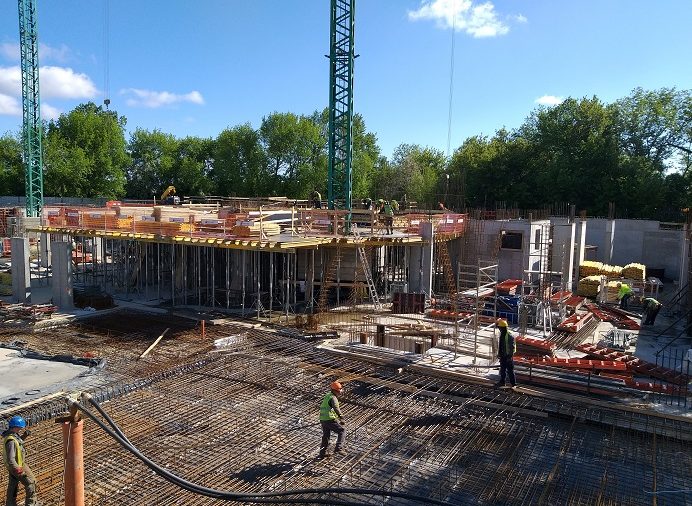 Zdjęcia z budowy - nowe osiedle Białołęka - maj 2020