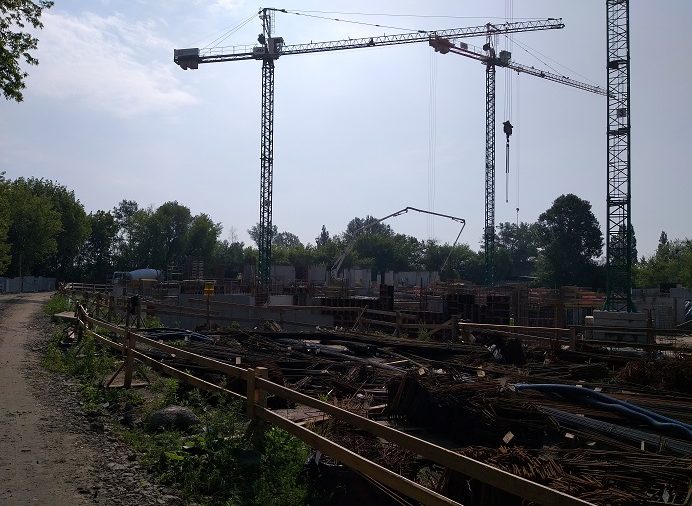 Zdjęcia z budowy - nowe osiedle Białołęka - czerwiec 2020