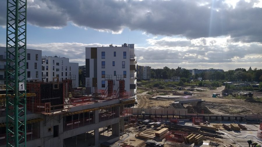 Zdjęcia z budowy - nowe osiedle Białołęka - wrzesień 2020