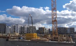 Zdjęcia z budowy - nowe osiedle Białołęka - marzec 2021