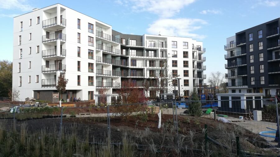 Zdjęcia z budowy - nowe osiedle Białołęka - październik 2021