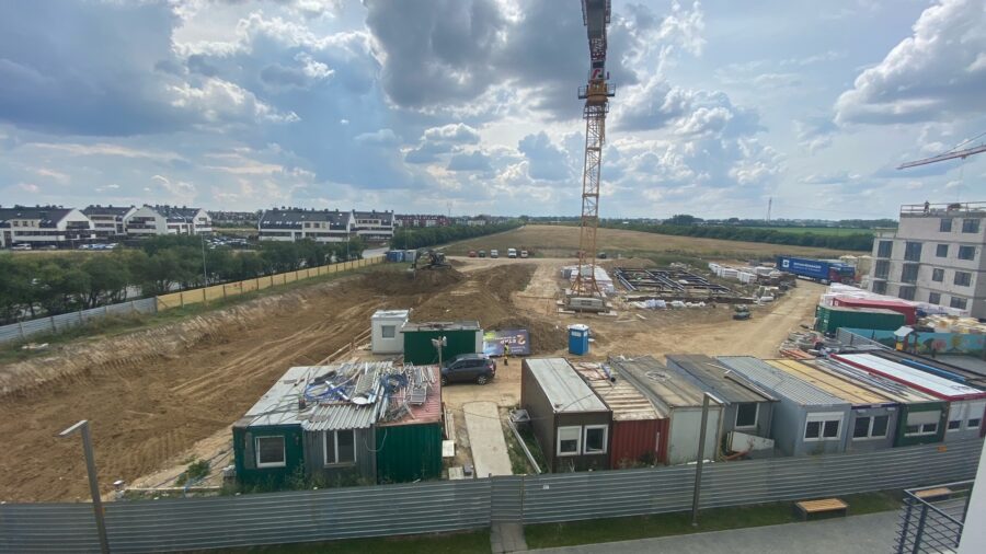 Nowe mieszkania w Szczecinie - zdjęcia z budowy sierpień 2021