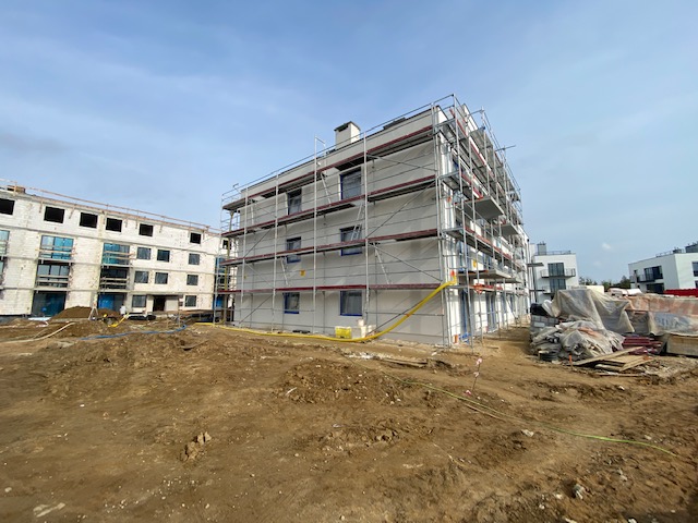 Nowe mieszkania w Szczecinie - zdjęcia z budowy wrzesień 2021