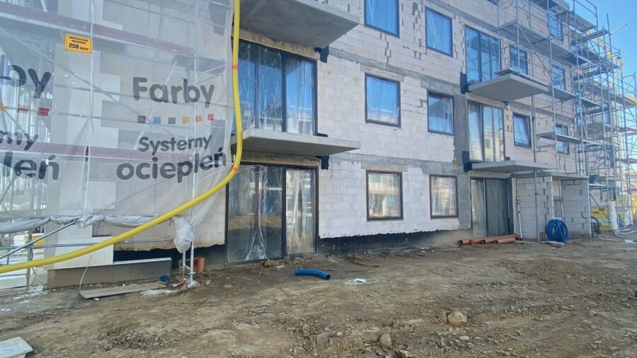 Nowe mieszkania w Szczecinie - zdjęcia z budowy wrzesień 2021