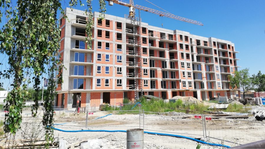 Nowe mieszkania Warszawa Ursus - zdjęcia z budowy lipiec 2020