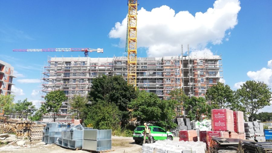 Nowe mieszkania Warszawa Ursus - zdjęcia z budowy sierpień 2020