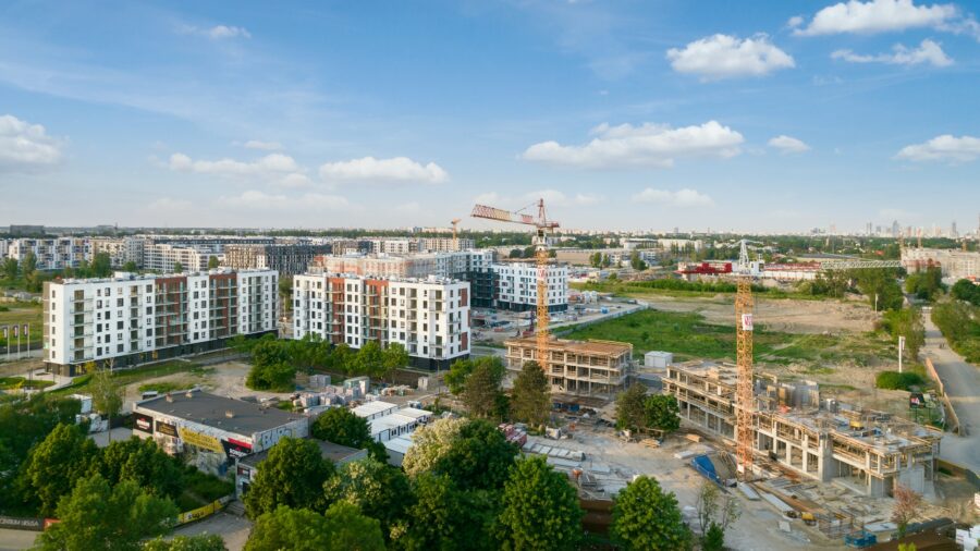Nowe mieszkania Warszawa Ursus - zdjęcia z budowy czerwiec 2021
