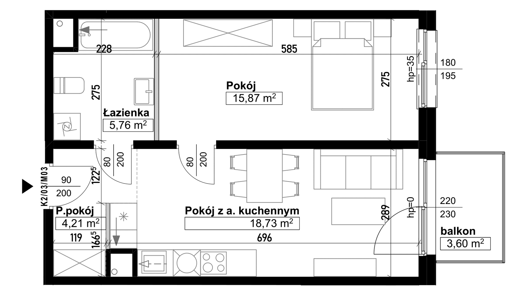 Mieszkanie nr B11
