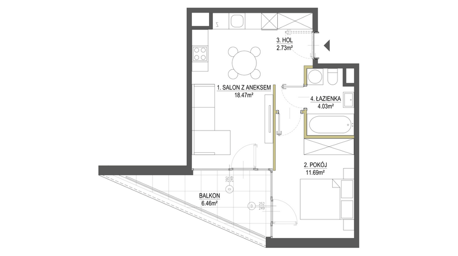 apartment no B65
