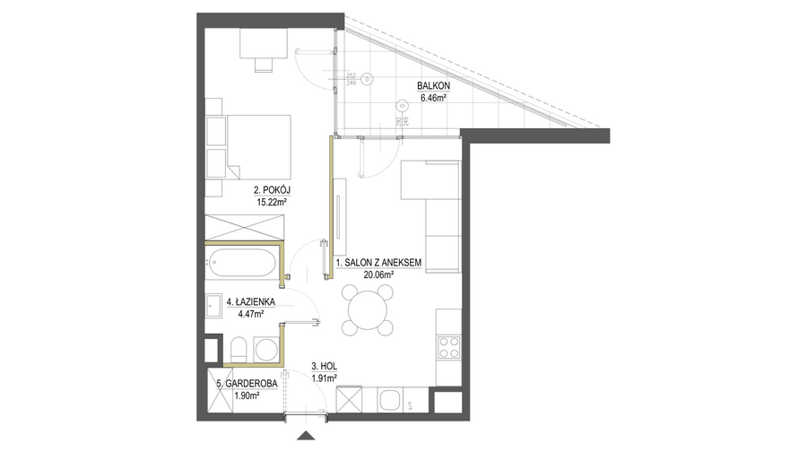apartment no B74