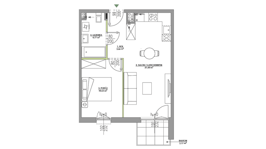 apartment no C030