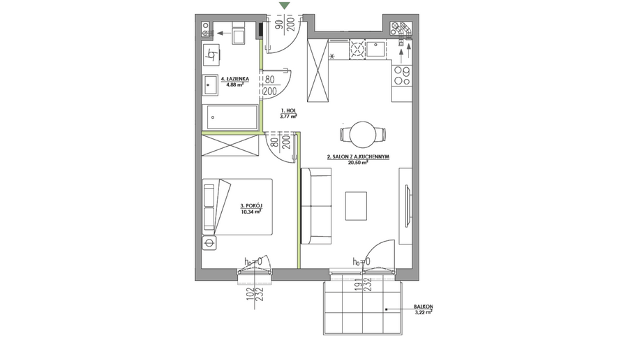 apartment no C031