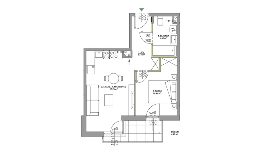 apartment no C032
