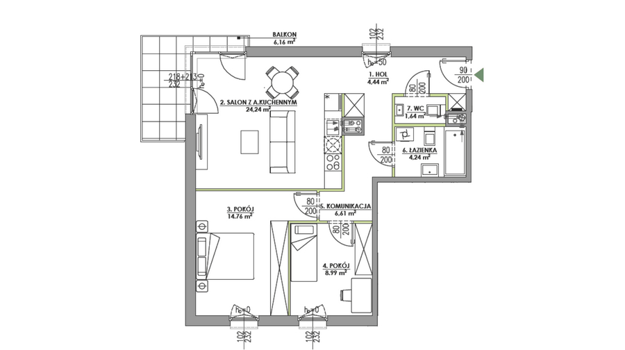 apartment no C039