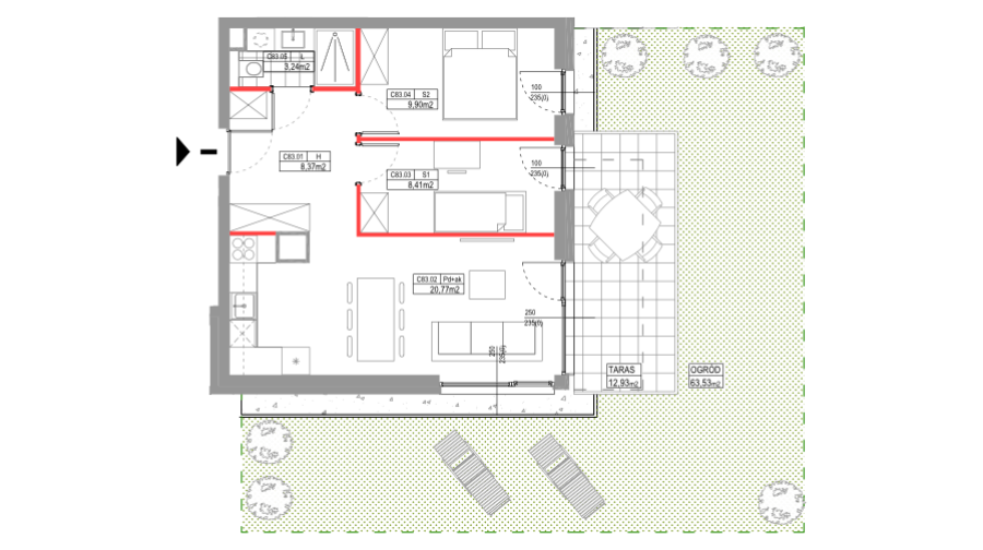apartment no C083