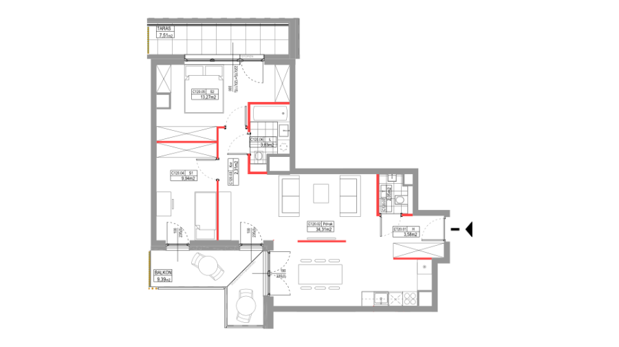 apartment no C120