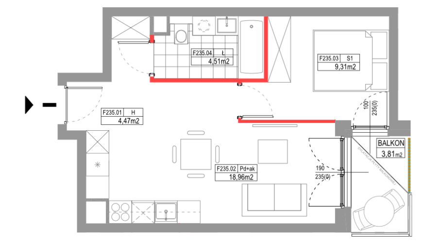 apartment no F235